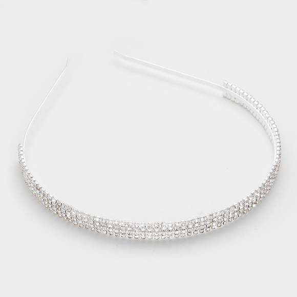 Accessories - 4-Row crystal rhinestone headband